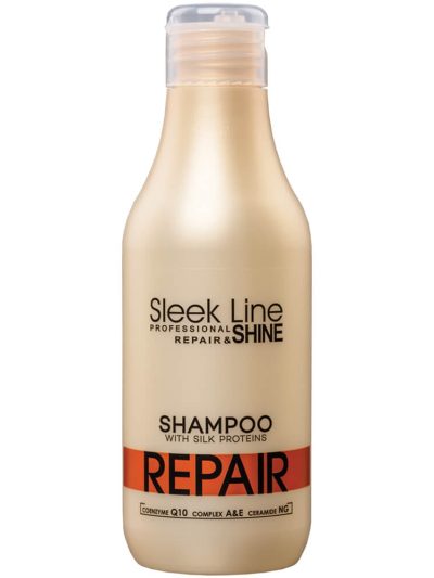Stapiz Sleek Line Repair Shampoo szampon z jedwabiem do włosów zniszczonych 300ml