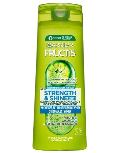 Garnier Strength & Shine 2in1 szampon wzmacniający do włosów normalnych 400ml