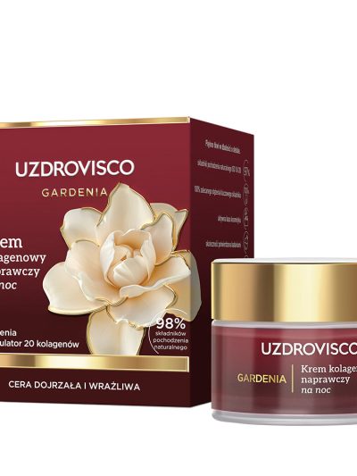 UZDROVISCO Gardenia krem kolagenowy naprawczy na noc 50ml
