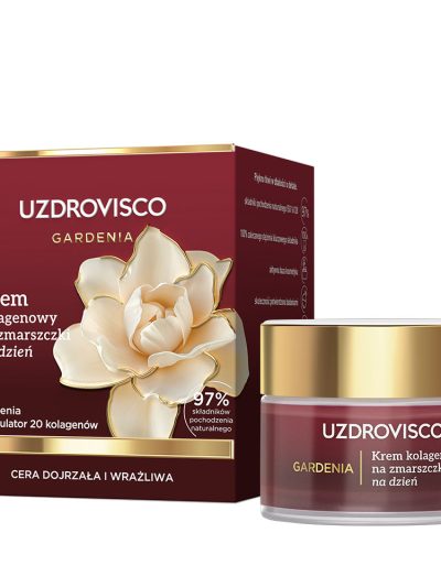 UZDROVISCO Gardenia krem kolagenowy na zmarszczki na dzień 50ml