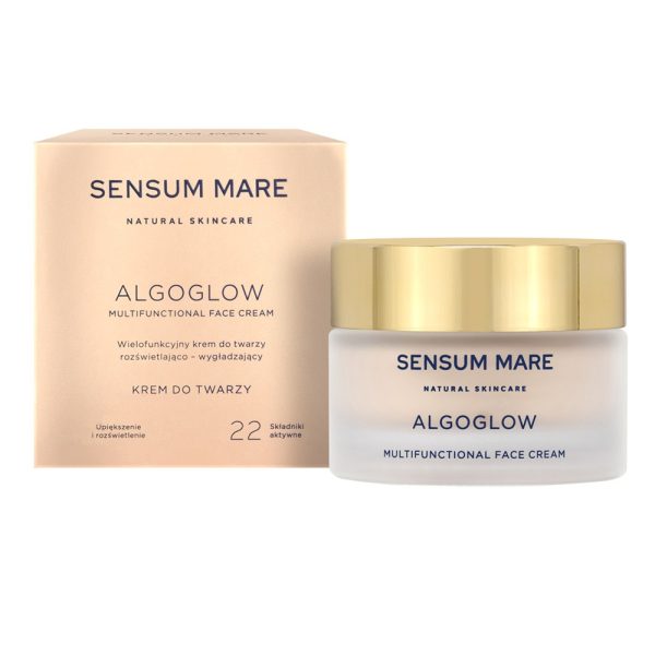 Sensum Mare Algoglow wielofunkcyjny krem do twarzy rozświetlająco-wygładzający 50ml