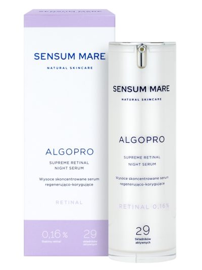 Sensum Mare Algopro wysoce skoncentrowane serum regenerująco-korygujące z 0.16% retinalem 30ml
