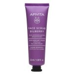 Apivita Face Scrub Bilberry rozświetlający peeling do twarzy z borówką 50ml