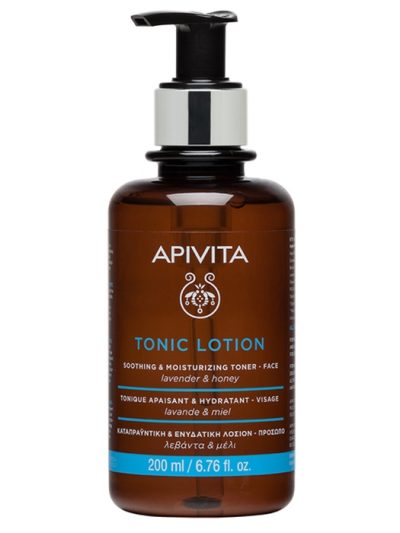 Apivita Tonic Lotion Soothing & Moisturizing Toner tonik łagodząco-nawilżający do twarzy z lawendą i miodem 200ml