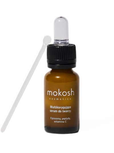 Mokosh Multikorygujące serum do twarzy Róża z jagodą 12ml