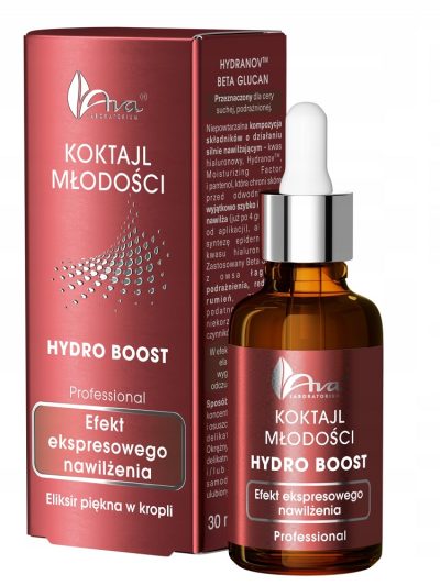 Ava Laboratorium Koktajl Młodości Hydro Boost nawilżające serum do twarzy 30ml