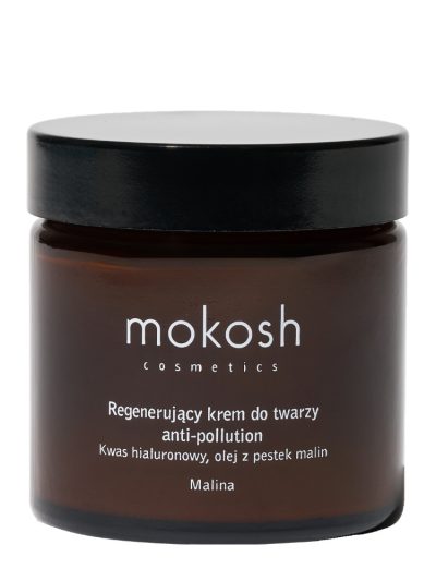 Mokosh Regenerujący krem do twarzy anti-pollution Malina 60ml