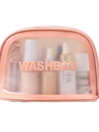 Ecarla Washbag kosmetyczka rozkładana Różowa