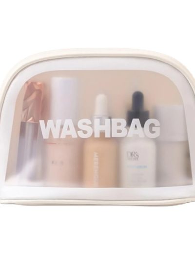 Ecarla Washbag kosmetyczka rozkładana Biała