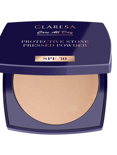 Claresa Protective Stone Pressed Powder puder prasowany utrwalający z filtrem SPF30 Universal 10g