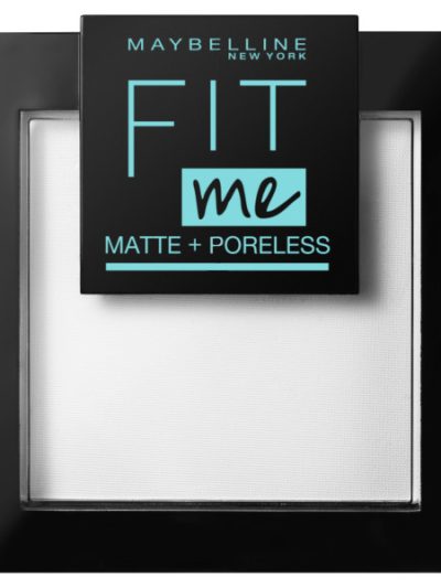 Maybelline Fit Me Matte Poreless Pressed Powder puder matujący do twarzy w kompakcie 090 Translucent 9g