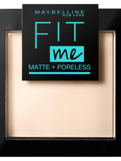 Maybelline Fit Me Matte Poreless Pressed Powder puder matujący do twarzy w kompakcie 120 Classic Ivory 9g