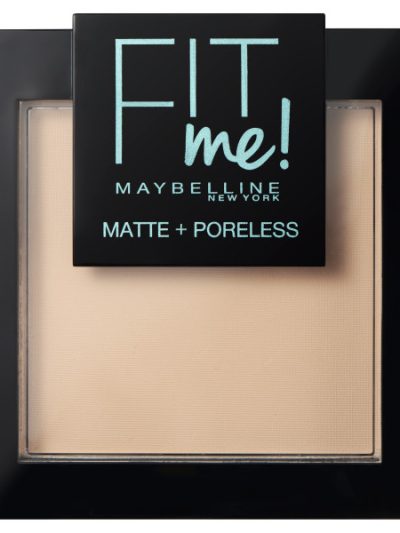 Maybelline Fit Me Matte Poreless Pressed Powder puder matujący do twarzy w kompakcie 105 Natural Ivory 9g