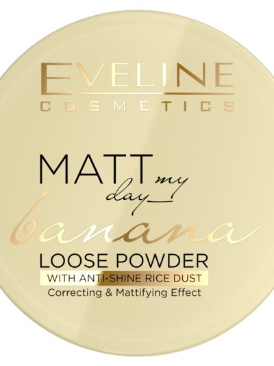 Eveline Cosmetics Matt My Day Banana Loose Powder korygująco-matujący sypki puder do twarzy 6g