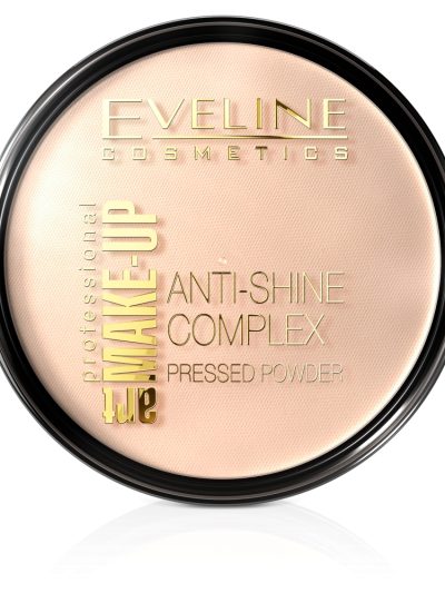Eveline Cosmetics Art Make-Up Anti-Shine Complex Pressed Powder matujący puder mineralny z jedwabiem 32 Natural 14g
