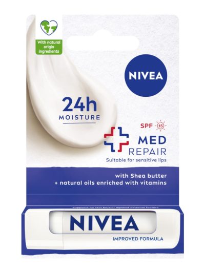 Nivea Pielęgnująca pomadka do ust Med Repair 4.8g