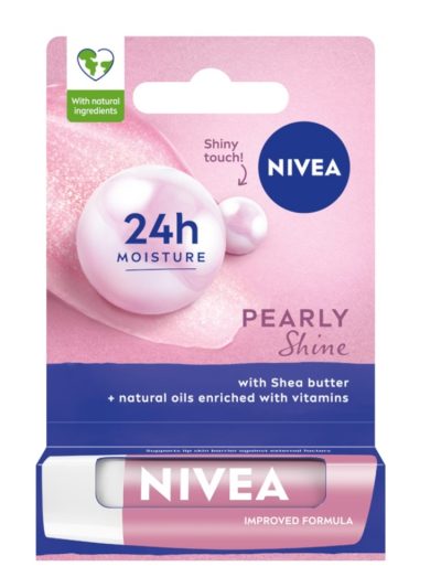 Nivea Pielęgnująca pomadka do ust Pearly Shine 4.8g