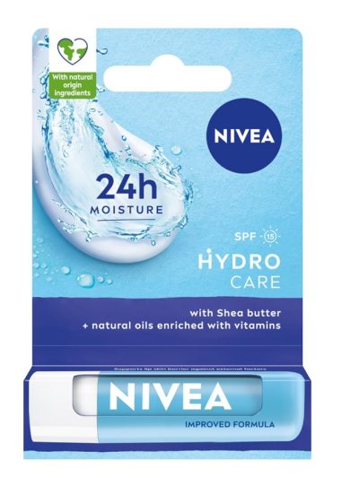 Nivea Pielęgnująca pomadka do ust Hydro Care 4.8g