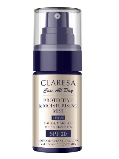 Claresa Care All Day Protective & Moisturising Mist mgiełka ochronno-nawilżająca z SPF20 50ml