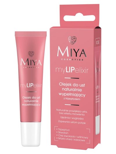 Miya Cosmetics myLIPelixir olejek do ust naturalnie wypełniający rose 10g