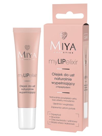 Miya Cosmetics myLIPelixir olejek do ust naturalnie wypełniający clear 10g