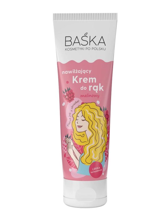 Baśka Krem do rąk nawilżający Malinowy 100ml