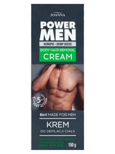 Joanna Power Men krem do depilacji ciała 150g