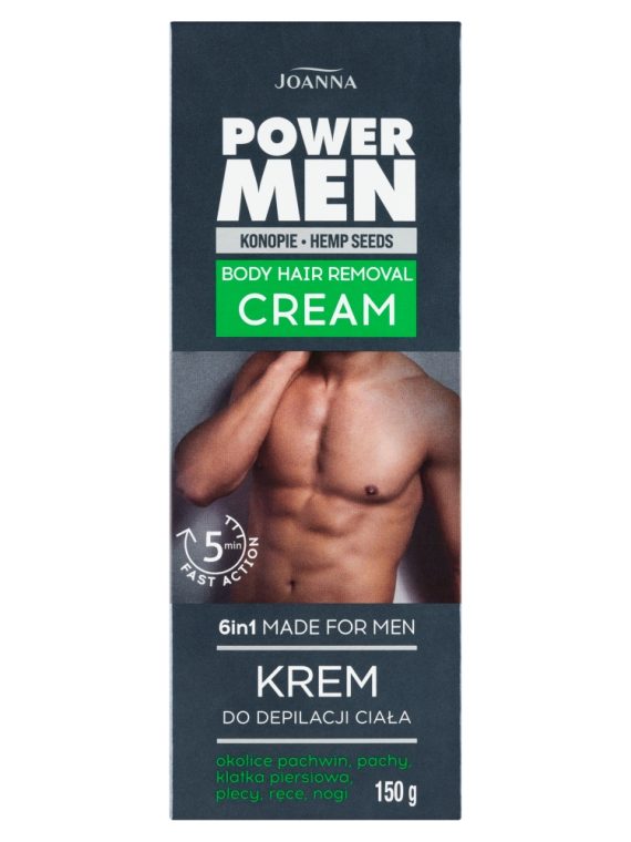Joanna Power Men krem do depilacji ciała 150g