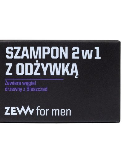 Zew For Men Szampon 2w1 z odżywką z węglem drzewnym z Bieszczad 85ml