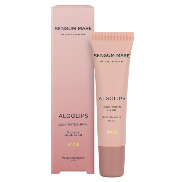 Sensum Mare Algolips soczysty olejek do ust Rose 10ml