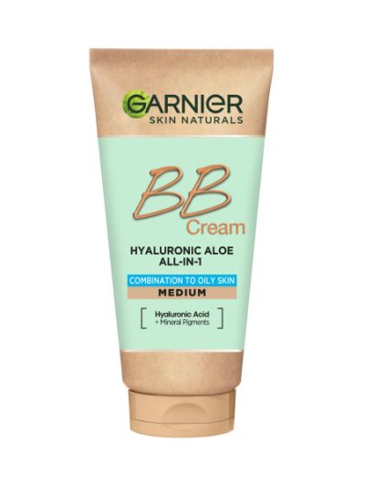 Garnier Hyaluronic Aloe All-In-1 BB Cream nawilżający krem BB dla skóry tłustej i mieszanej Śniady 50ml