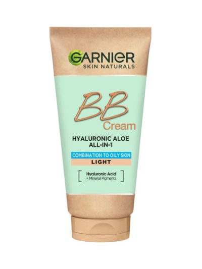 Garnier Hyaluronic Aloe All-In-1 BB Cream nawilżający krem BB dla skóry tłustej i mieszanej Jasny 50ml