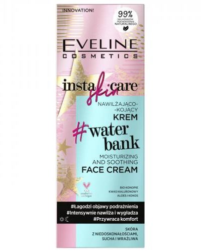 Eveline Cosmetics Insta Skin Care nawilżająco-kojący krem do skóry z niedoskonałościami suchej i wrażliwej 50ml