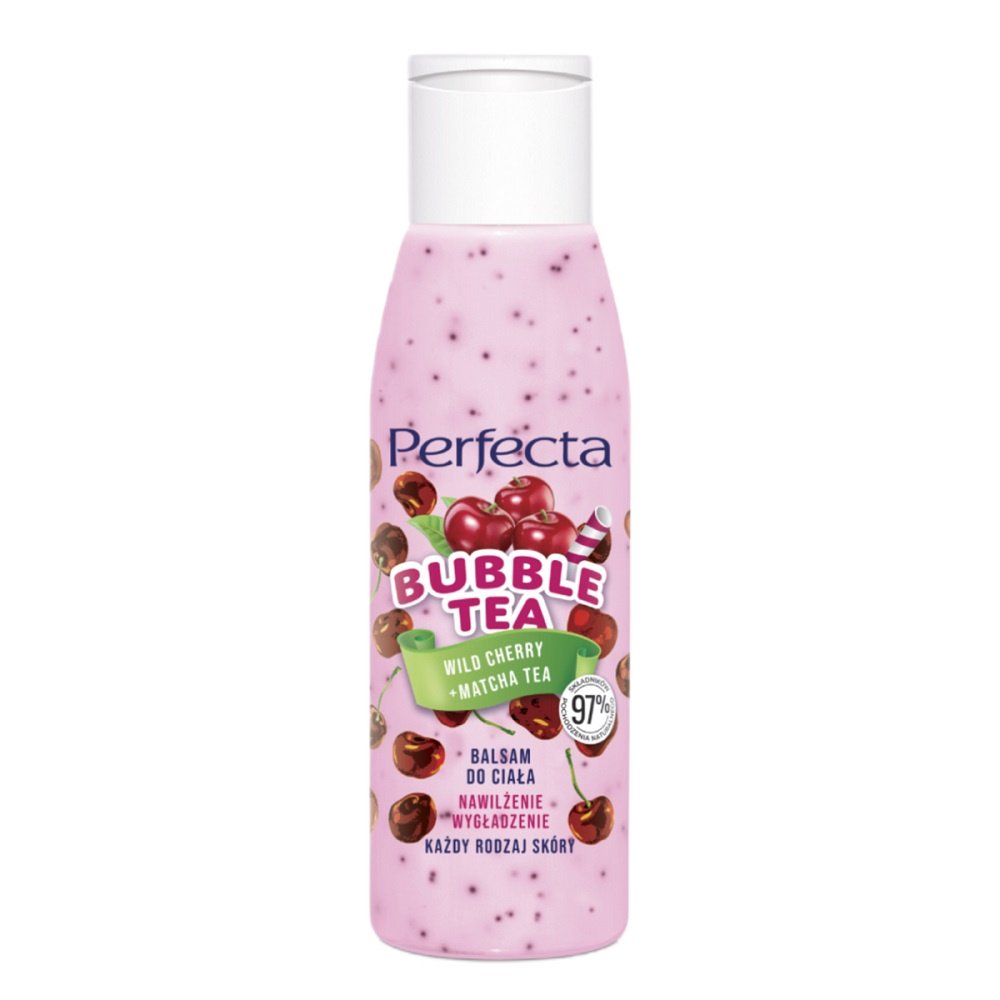 Perfecta Perfecta Bubble Tea balsam do ciała Wild Cherry + Matcha Tea 100ml