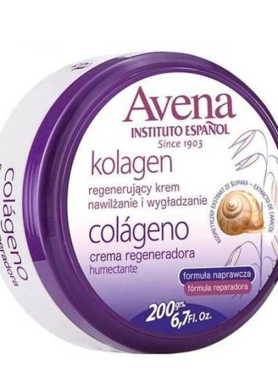 Instituto Espanol Avena Collagen Regeneration Cream regenerujący krem do ciała z kolagenem 200g