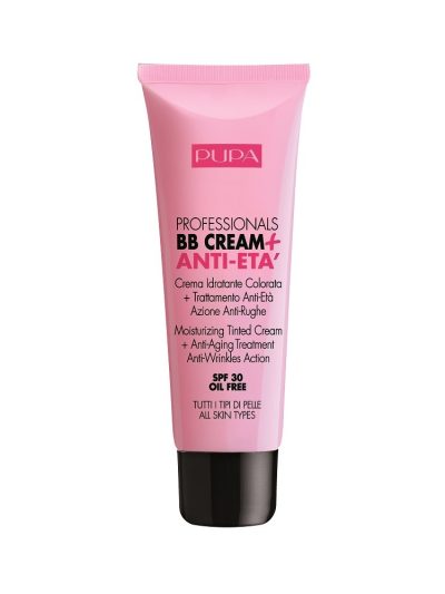 Pupa Milano Professionals BB Cream + Anti-Eta SPF30 krem BB przeciwstarzeniowy 001 Nude 50ml