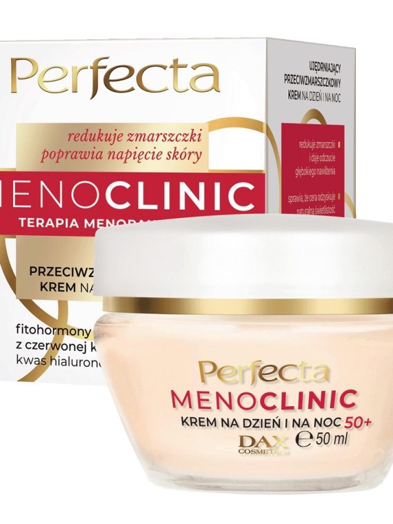 Perfecta Menoclinic ujędrniający krem do twarzy przeciwzmarszczkowy 50+ na dzień i na noc 50ml