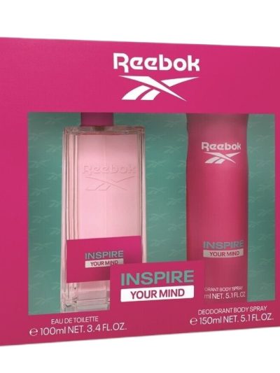 Reebok Inspire Your Mind Women zestaw woda toaletowa 100ml + dezodorant 150ml