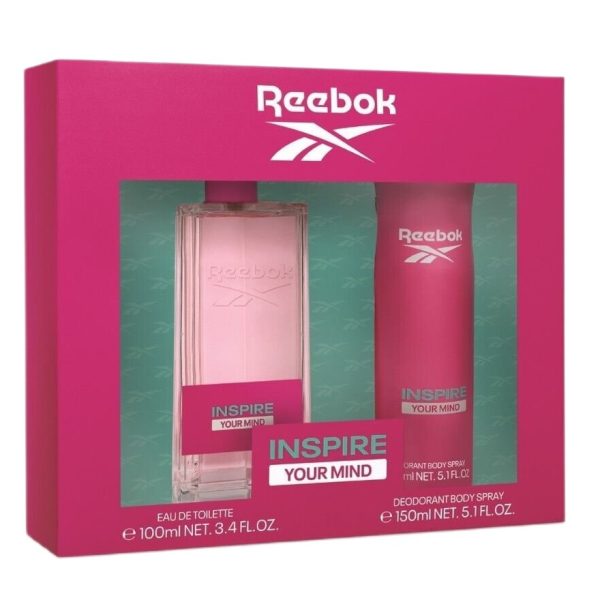 Reebok Inspire Your Mind Women zestaw woda toaletowa 100ml + dezodorant 150ml