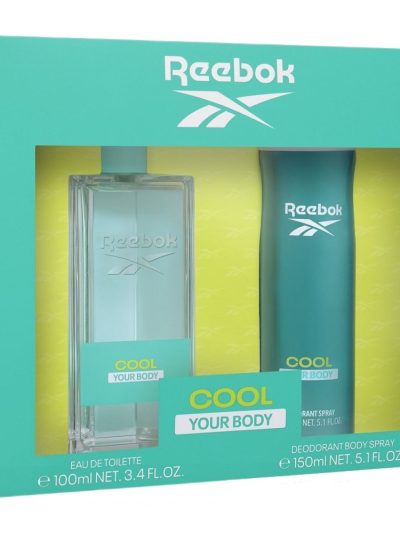 Reebok Cool Your Body Women zestaw woda toaletowa 100ml + dezodorant 150ml