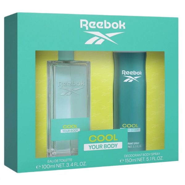 Reebok Cool Your Body Women zestaw woda toaletowa 100ml + dezodorant 150ml