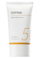 Missha All Around Safe Block Cotton Sun SPF50+PA++++ lekki krem ochronny z filtrem mineralnym 50ml