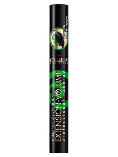 Eveline Cosmetics Extension Volume 4D False Definition Mascara wydłużająco-podkręcający tusz do rzęs Black 10ml