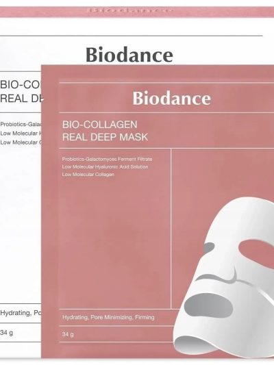 Biodance Bio-Collagen Real Deep Mask maska do twarzy w płachcie 4x34g