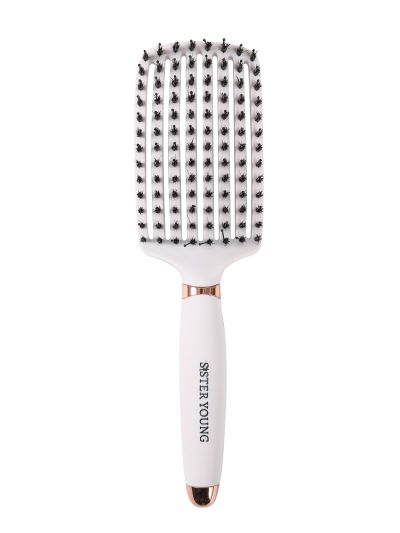 Sister Young Ovia Hair Brush szczotka do włosów z włosiem dzika Nude