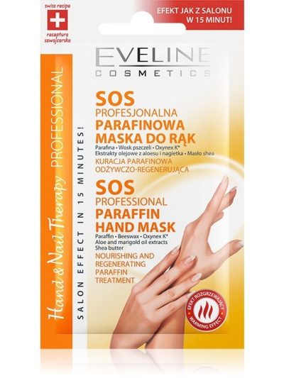 Eveline Cosmetics Hand&Nail Therapy Professional SOS parafinowa maska do rąk 7ml