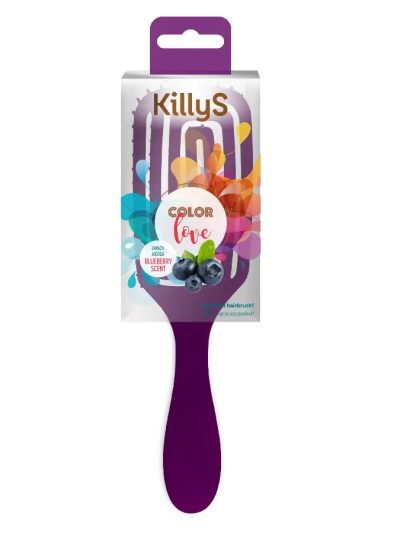 KillyS Color Love pachnąca szczotka do włosów Jagoda