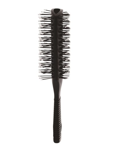 Inter Vion Antistatic Hair Brush szczotka przelotowa dwustronna z gumową rączką