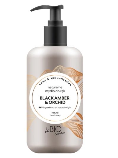 BeBio Ewa Chodakowska Home & Spa Collection naturalne mydło do rąk w płynie Black Amber & Orchid 300ml