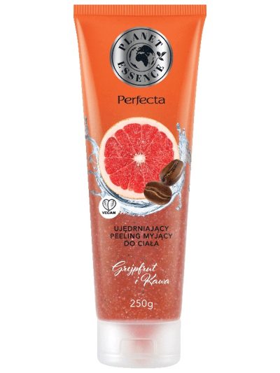 Perfecta Planet Essence ujędrniający peeling myjący do ciała Grejpfrut i Kawa 250ml